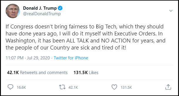  &Ocirc;ng Trump dọa xử nh&oacute;m Big Tech nếu Quốc hội Mỹ kh&ocirc;ng l&agrave;m g&igrave;  - Ảnh 2.