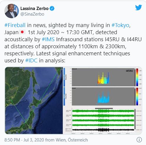 Một thi&ecirc;n thạch vừa ph&aacute;t nổ tr&ecirc;n bầu trời Nhật Bản với mức năng lượng tương đương 150 tấn thuốc nổ TNT - Ảnh 2.