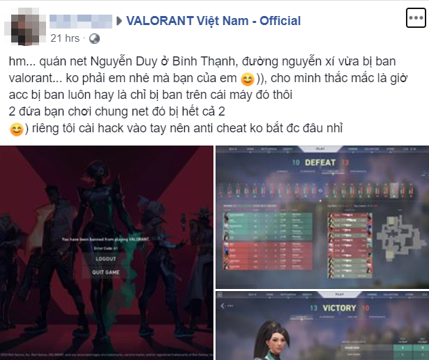 Chủ qu&aacute;n net kh&oacute;c r&ograve;ng v&igrave; trẻ tr&acirc;u d&ugrave;ng hack trong Valorant, quyết phạt 10 triệu đồng nếu kh&aacute;ch d&aacute;m c&agrave;i tool hack tại qu&aacute;n - Ảnh 1.