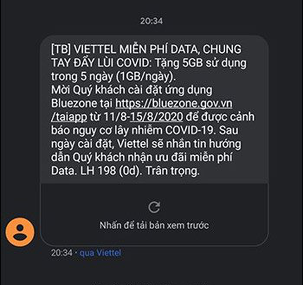 Khuyến kh&iacute;ch tải ứng dụng Bluezone, nh&agrave; mạng đồng loạt tặng 5GB data, miễn ph&iacute; 100% cước truy cập - Ảnh 2.