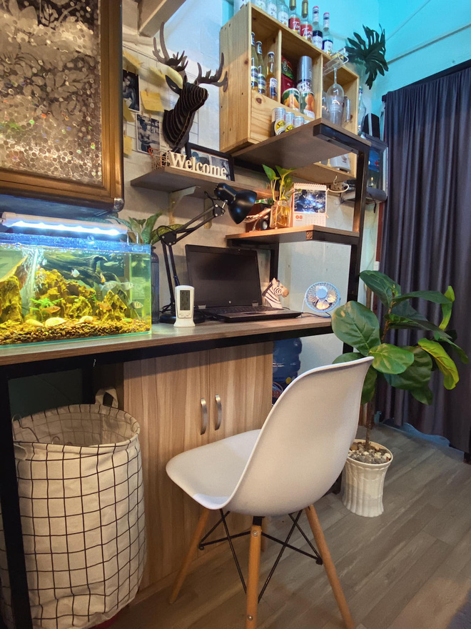 Cải tạo phòng trọ 9m2 thành thiên đường chỉ với 2 triệu đồng, anh thanh niên được công ty nội thất mời về làm việc - Ảnh 6. Cải tạo phòng trọ 9m2 thành thiên đường chỉ với 2 triệu đồng, anh thanh niên được công ty nội thất mời về làm việc - Ảnh 6.