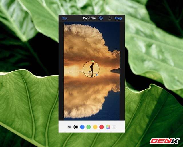 C&aacute;ch sử dụng k&iacute;nh l&uacute;p trong chỉnh sửa ảnh để nhấn mạnh nội dung tr&ecirc;n iPhone - Ảnh 7.