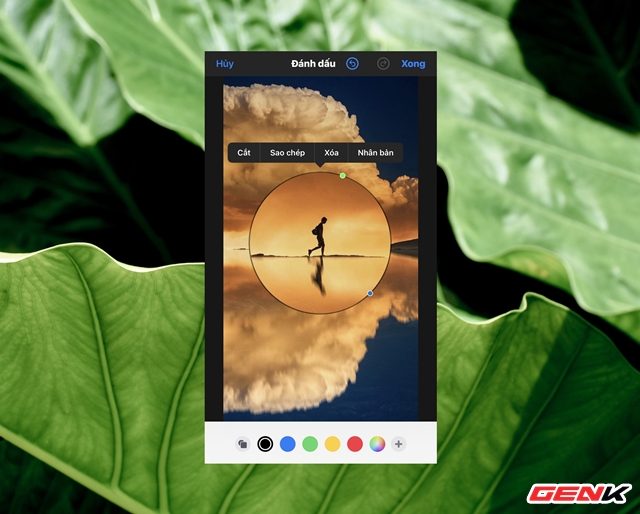 C&aacute;ch sử dụng k&iacute;nh l&uacute;p trong chỉnh sửa ảnh để nhấn mạnh nội dung tr&ecirc;n iPhone - Ảnh 10.