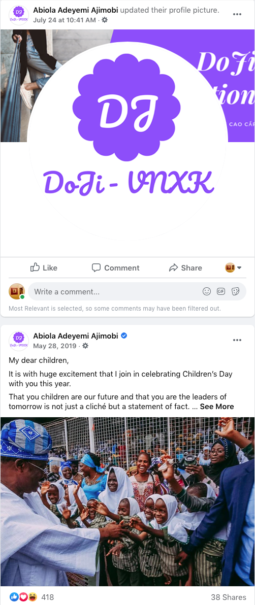 Sau Ivanovic, đến lượt vị chính trị gia đã qua đời vì COVID-19 bị người Việt chiếm dụng fanpage để bán hàng online - Ảnh 2. Sau Ivanovic, đến lượt vị chính trị gia đã qua đời vì COVID-19 bị người Việt chiếm dụng fanpage để bán hàng online - Ảnh 2.