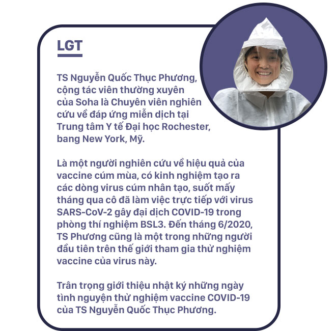  Nhật k&yacute; của nữ Tiến sĩ người Việt - người tạo ra virus C&uacute;m nhưng l&agrave; 1 trong số người đầu ti&ecirc;n ti&ecirc;m thử vaccine Covid-19 tr&ecirc;n thế giới - Ảnh 1.