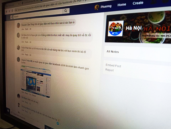 Người Việt vẫn n&iacute;u k&eacute;o d&ugrave;ng giao diện cũ của Facebook - Ảnh 1.