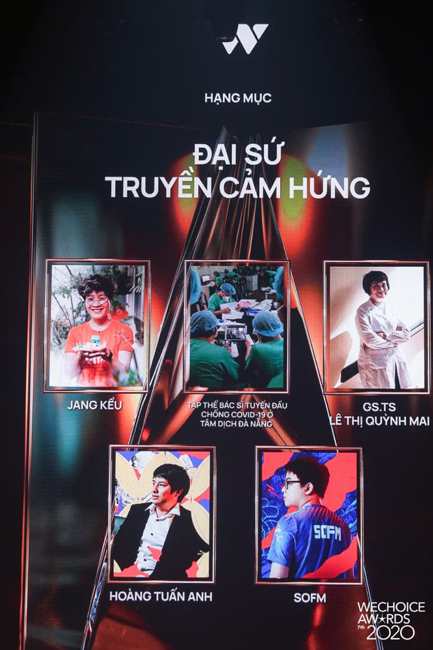 Tập thể bác sĩ tuyến đầu chống dịch tại Đà Nẵng, cha đẻ ATM gạo, SofM... trở thành Top 5 Đại sứ truyền cảm hứng WeChoice Awards 2020 - Ảnh 1. Tập thể bác sĩ tuyến đầu chống dịch tại Đà Nẵng, cha đẻ ATM gạo, SofM... trở thành Top 5 Đại sứ truyền cảm hứng WeChoice Awards 2020 - Ảnh 1.