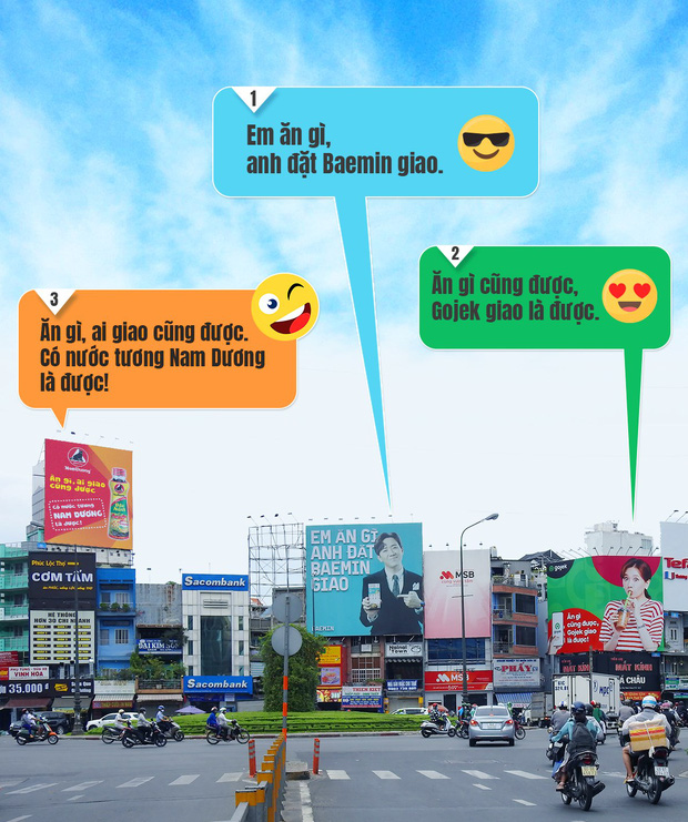 Hari Won - Trấn Th&agrave;nh trở th&agrave;nh t&acirc;m điểm đối đ&aacute;p quảng c&aacute;o cực h&agrave;i hước giữa Baemin v&agrave; Gojek, nhưng c&aacute;i t&ecirc;n thứ 3 xuất hiện mới khiến cộng đồng dậy s&oacute;ng!  - Ảnh 3.