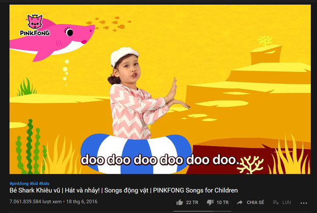  Baby Shark 7,6 tỷ view đứng top 1 thế giới nhưng lại c&oacute; b&iacute; mật về bản quyền &iacute;t ai biết, đến nay vẫn chưa thể ph&aacute;n xử  - Ảnh 3.