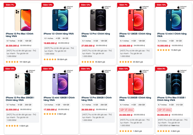 Cận ng&agrave;y iPhone 13 ch&iacute;nh h&atilde;ng về Việt Nam, gi&aacute; iPhone 12 đang giảm s&acirc;u! - Ảnh 4.
