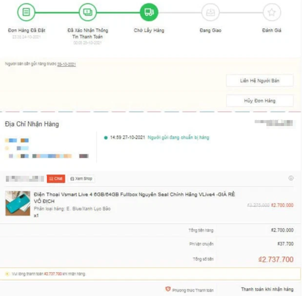 Đặt smartphone gi&aacute; 2,7 triệu nhưng lại nhận được 2 chai sữa rửa mặt, người mua kh&oacute;c r&ograve;ng v&igrave; mắc chi&ecirc;u lừa đảo tinh vi - Ảnh 2.