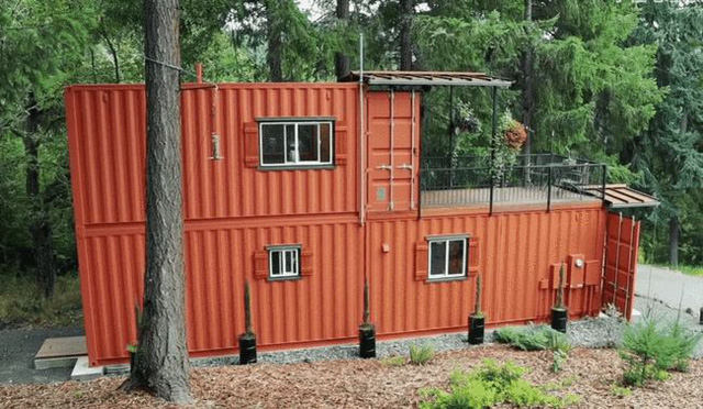 Kh&ocirc;ng mua nh&agrave; ở th&agrave;nh phố, một cặp vợ chồng dọn l&ecirc;n n&uacute;i, biến một chiếc container d&agrave;i 6 m&eacute;t th&agrave;nh biệt thự 2 tầng, sống một cuộc sống b&igrave;nh dị - Ảnh 3.