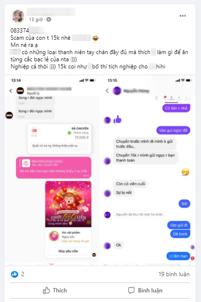 Nhiều cạm bẫy lợi dụng tr&ograve; chơi Lắc X&igrave; MoMo để lừa đảo - Ảnh 4.