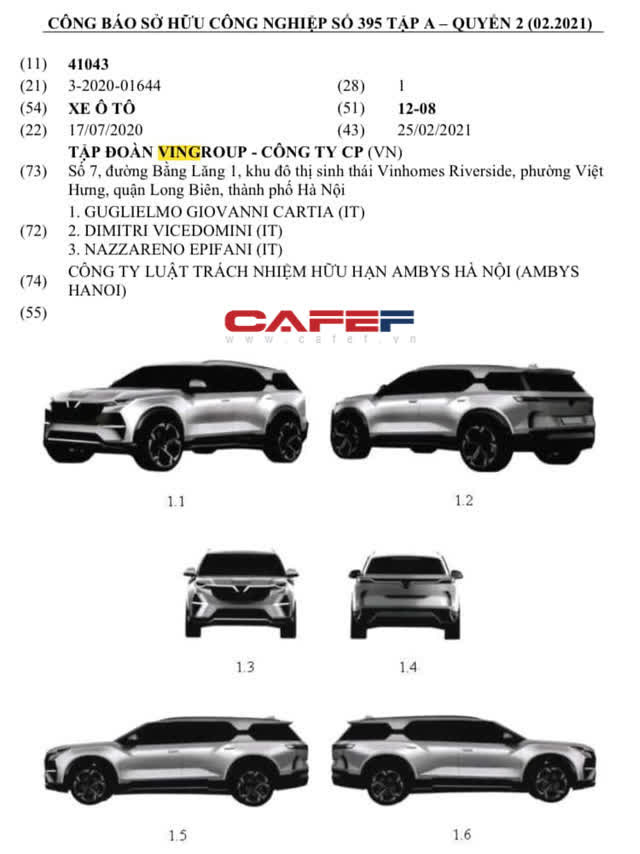 H&eacute; lộ thiết kế &ocirc; t&ocirc; mới của Vinfast: SUV cỡ đại c&oacute; 2 bản điện v&agrave; xăng, hệ thống trợ l&aacute;i th&ocirc;ng minh, chạy qu&atilde;ng đường 500 km/lần sạc? - Ảnh 1.