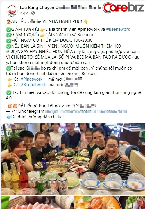  Ham đ&agrave;o tiền ảo, qu&aacute;n lẩu tại S&agrave;i G&ograve;n khuyến m&atilde;i cho kh&aacute;ch c&agrave;i Pi Network: V&ocirc; tư vi phạm luật?  - Ảnh 2.