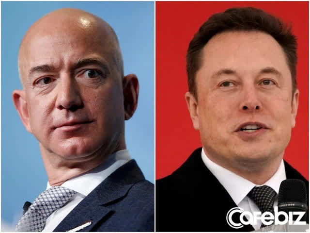  Bức ảnh định mệnh c&aacute;ch đ&acirc;y 17 năm: Jeff Bezos v&agrave; Elon Musk thời c&ograve;n t&igrave;nh th&acirc;n mến th&acirc;n tr&ecirc;n b&agrave;n tiệc  - Ảnh 2.