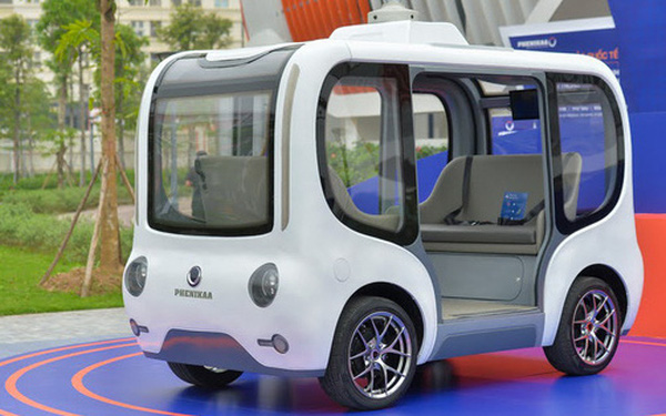  Cận cảnh xe tự l&aacute;i Made in Viet Nam đầu ti&ecirc;n, với con mắt kỳ lạ tr&ecirc;n n&oacute;c  - Ảnh 1.