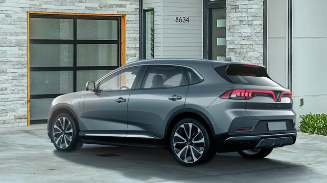  Lộ diện VinFast VF e35: Cỡ ngang Mercedes GLC, đặt cọc từ th&aacute;ng 9, b&aacute;n cả trong nước v&agrave; Mỹ, Canada  - Ảnh 1.