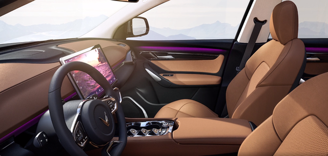  Lộ diện VinFast VF e35: Cỡ ngang Mercedes GLC, đặt cọc từ th&aacute;ng 9, b&aacute;n cả trong nước v&agrave; Mỹ, Canada  - Ảnh 7.