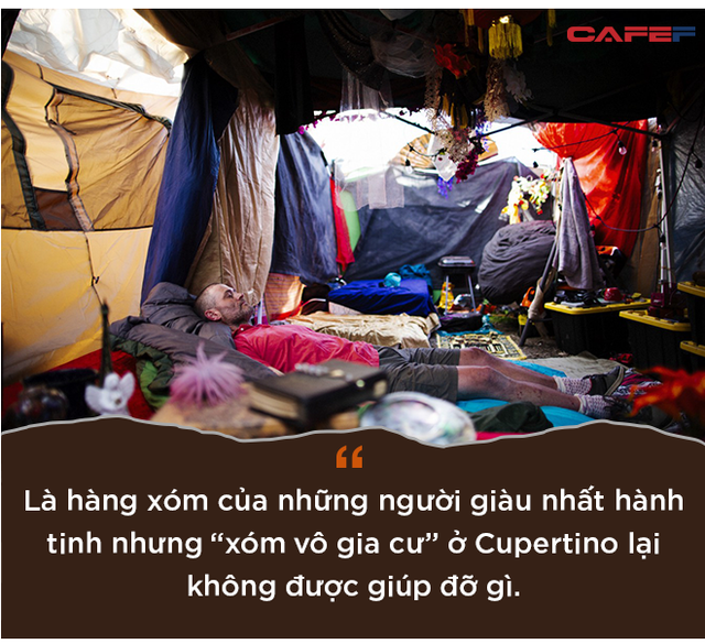 “Xóm vô gia cư” bên cạnh trụ sở 5 tỷ USD của Apple - Ảnh 4. “Xóm vô gia cư” bên cạnh trụ sở 5 tỷ USD của Apple - Ảnh 4.