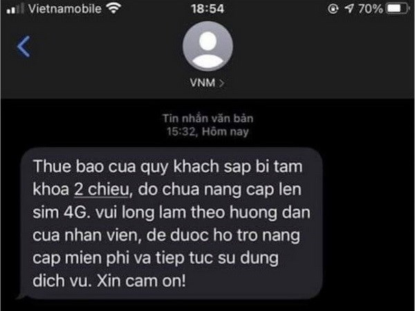 Nh&agrave; mạng cảnh b&aacute;o kh&aacute;ch h&agrave;ng v&igrave; h&agrave;nh vi lừa đảo thay SIM 4G - Ảnh 1.