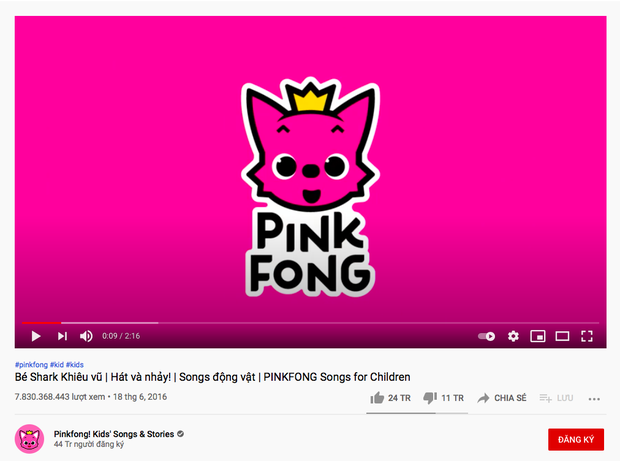 Một video YouTube bất ngờ hút 700 triệu view chỉ trong 3 tháng, đạt luôn kỷ lục 8,5 tỷ view, vượt xa dân số thế giới hiện nay! - Ảnh 2. Một video YouTube bất ngờ hút 700 triệu view chỉ trong 3 tháng, đạt luôn kỷ lục 8,5 tỷ view, vượt xa dân số thế giới hiện nay! - Ảnh 2.