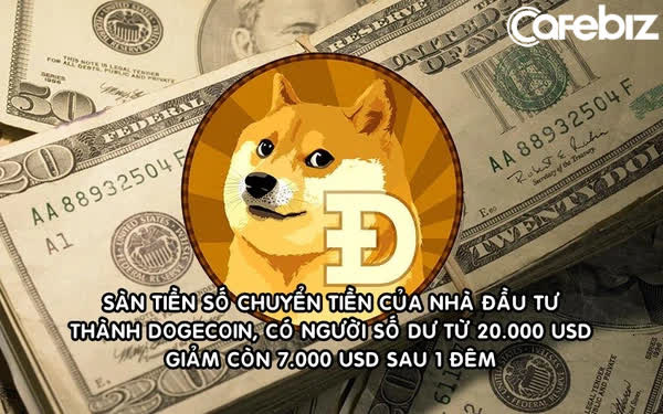 S&agrave;n tiền số ngang nhi&ecirc;n chuyển to&agrave;n bộ tiền của nh&agrave; đầu tư th&agrave;nh Dogecoin, c&oacute; người số dư giảm từ 20.000 USD xuống c&ograve;n 7.000 USD sau 1 đ&ecirc;m - Ảnh 1.