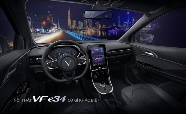 Cận cảnh nội thất trong ô tô điện VinFast VF e34 và hệ thống điều hòa lọc cả bụi mịn - Ảnh 3. Cận cảnh nội thất trong ô tô điện VinFast VF e34 và hệ thống điều hòa lọc cả bụi mịn - Ảnh 3.
