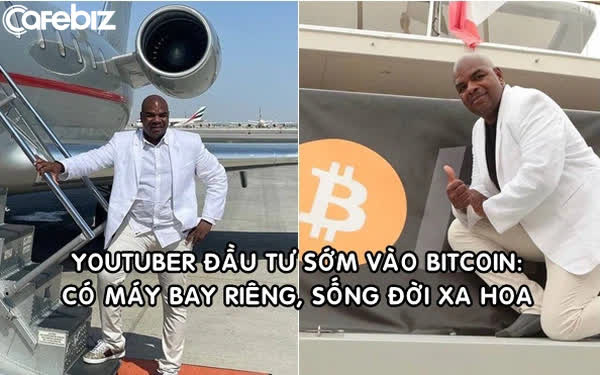Cuộc sống xa hoa của YouTuber từng k&ecirc;u gọi fan đầu tư 1 USD v&agrave;o Bitcoin: C&oacute; m&aacute;y bay ri&ecirc;ng, sống đời xa hoa - Ảnh 1.