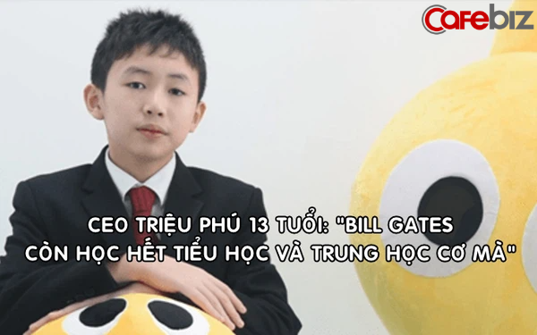 Con nhà người ta: 13 tuổi là chủ tịch kiêm CEO triệu phú của startup công nghệ, vừa điều hành vừa đi học chăm chỉ - Ảnh 1. Con nhà người ta: 13 tuổi là chủ tịch kiêm CEO triệu phú của startup công nghệ, vừa điều hành vừa đi học chăm chỉ - Ảnh 1.