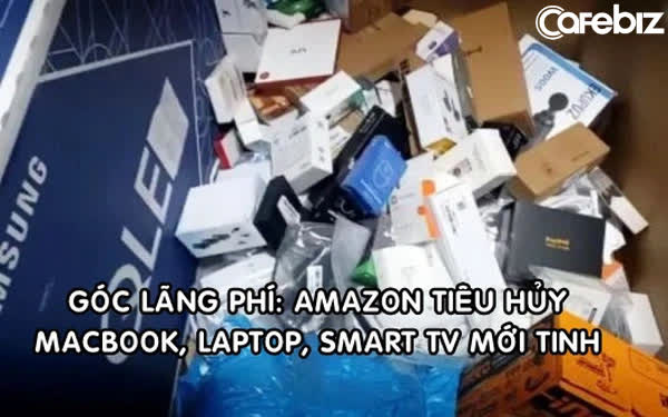 Nhà kho Amazon gây sốc khi tiêu hủy 130.000 sản phẩm/tuần, có cả MacBook, iPad và 20.000 khẩu trang mới tinh - Ảnh 1. Nhà kho Amazon gây sốc khi tiêu hủy 130.000 sản phẩm/tuần, có cả MacBook, iPad và 20.000 khẩu trang mới tinh - Ảnh 1.