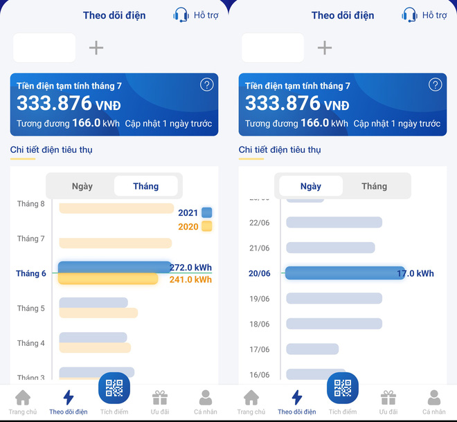 Nắng nóng kéo dài, dân Hà Nội và TP HCM đua nhau cài app theo dõi tiền điện: Dùng bao nhiêu biết bấy nhiêu, không cần công tơ điện tử - Ảnh 2. Nắng nóng kéo dài, dân Hà Nội và TP HCM đua nhau cài app theo dõi tiền điện: Dùng bao nhiêu biết bấy nhiêu, không cần công tơ điện tử - Ảnh 2.