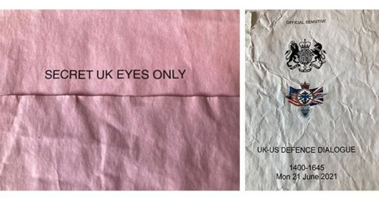 T&agrave;i liệu qu&acirc;n sự tuyệt mật của Vương quốc Anh bị bỏ ở bến xe bu&yacute;t trong t&igrave;nh trạng ướt sũng như giấy lộn - Ảnh 3.