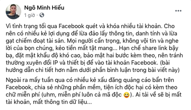 Hiếu PC hướng dẫn c&aacute;ch lấy lại Facebook miễn ph&iacute; sau khi h&agrave;ng loạt t&agrave;i khoản bị bay m&agrave;u v&igrave; share link clip nhạy cảm! - Ảnh 4.