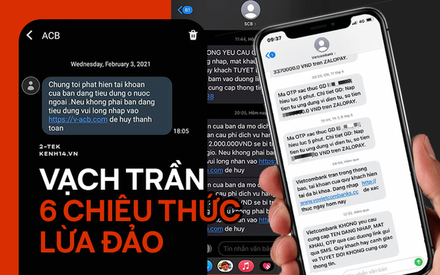 Vạch trần 6 chi&ecirc;u tr&ograve; lừa đảo tinh vi chiếm đoạt tiền trong t&agrave;i khoản ng&acirc;n h&agrave;ng, người d&ugrave;ng cần hết sức cảnh gi&aacute;c - Ảnh 1.