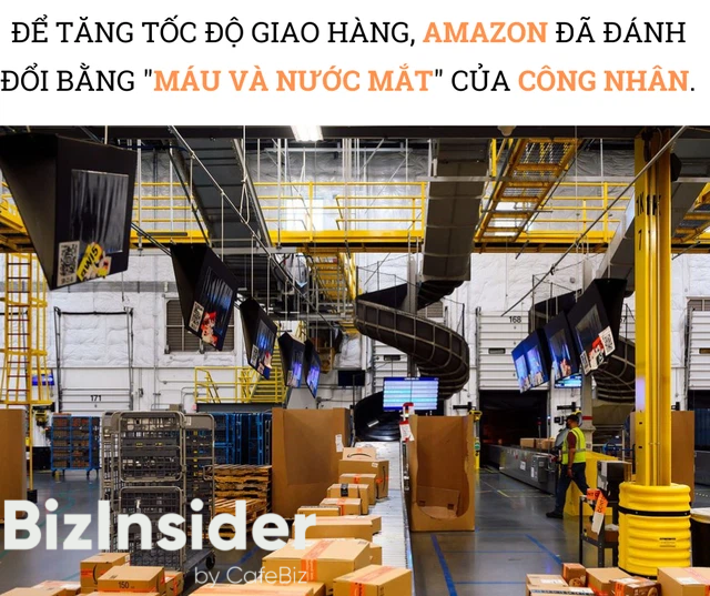 Hiện trực trần trụi b&ecirc;n trong những si&ecirc;u nh&agrave; kho của Amazon: D&ugrave;ng thuật to&aacute;n &aacute;p KPI cho c&ocirc;ng nh&acirc;n, hiệu suất t&iacute;nh ch&iacute;nh x&aacute;c tới từng gi&acirc;y, kh&ocirc;ng tồn tại giờ giải lao - Ảnh 4.