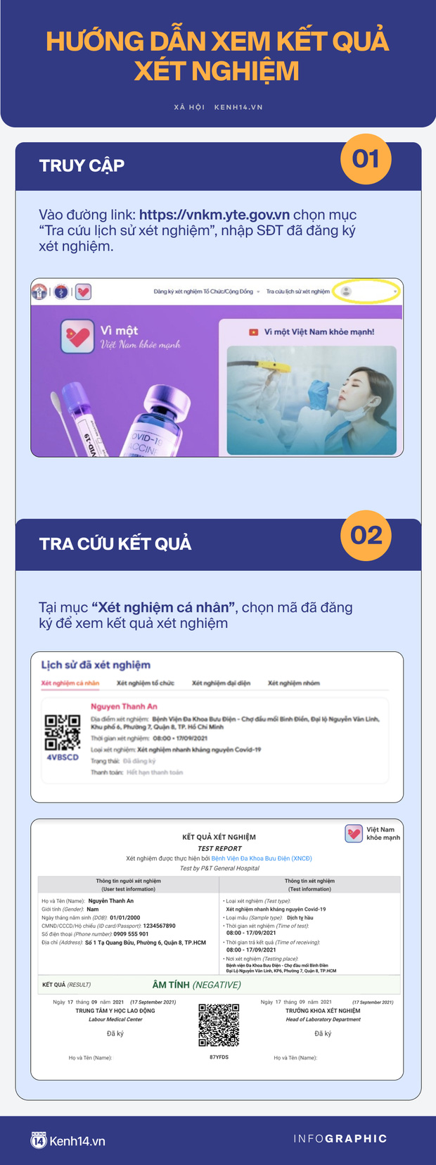 INFOGRAPHIC: Hướng dẫn đăng ký xét nghiệm Covid-19 bằng hệ thống Việt Nam Khỏe Mạnh - Ảnh 2. INFOGRAPHIC: Hướng dẫn đăng ký xét nghiệm Covid-19 bằng hệ thống Việt Nam Khỏe Mạnh - Ảnh 2.