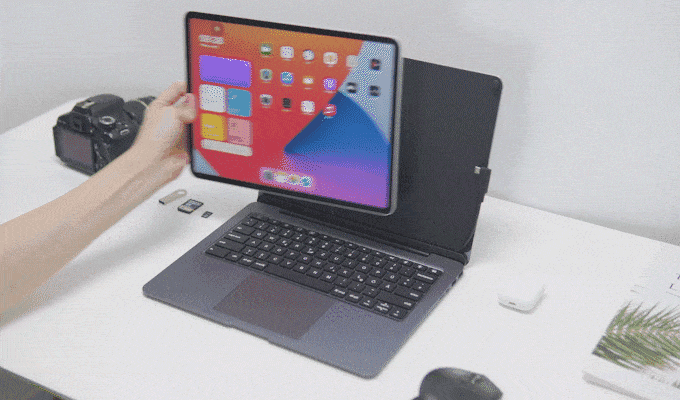 Chiếc case n&agrave;y biến iPad Pro th&agrave;nh laptop: B&agrave;n ph&iacute;m xịn, đủ cổng kết nối, trackpad to như Macbook, mua sớm để gi&aacute; giảm đến 40% - Ảnh 1.