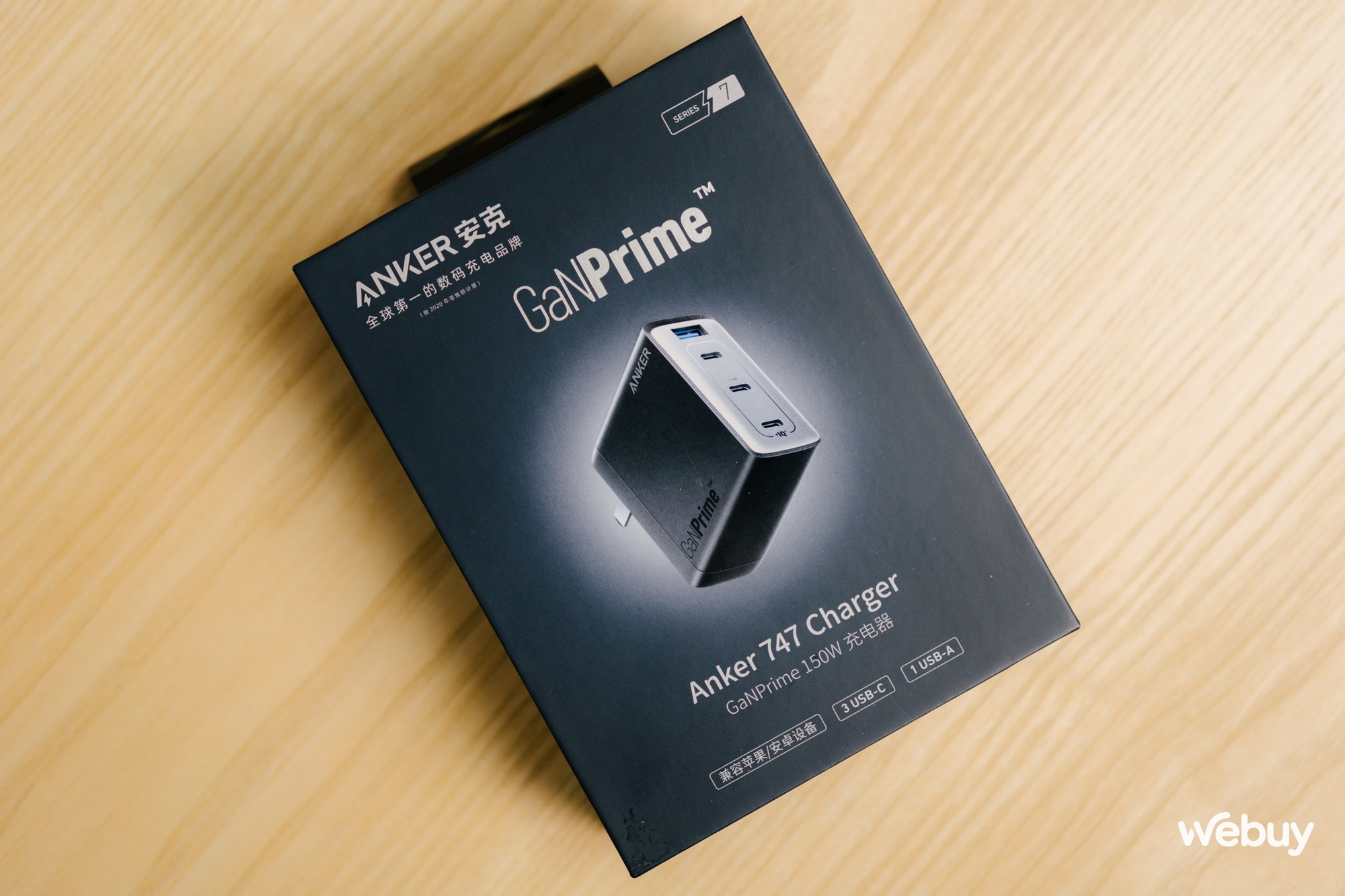 Đây là củ sạc GaN 150W nhỏ nhất: Sạc đồng thời 4 thiết bị, giá 2.9 triệu đồng - Ảnh 1. Đây là củ sạc GaN 150W nhỏ nhất: Sạc đồng thời 4 thiết bị, giá 2.9 triệu đồng - Ảnh 1.