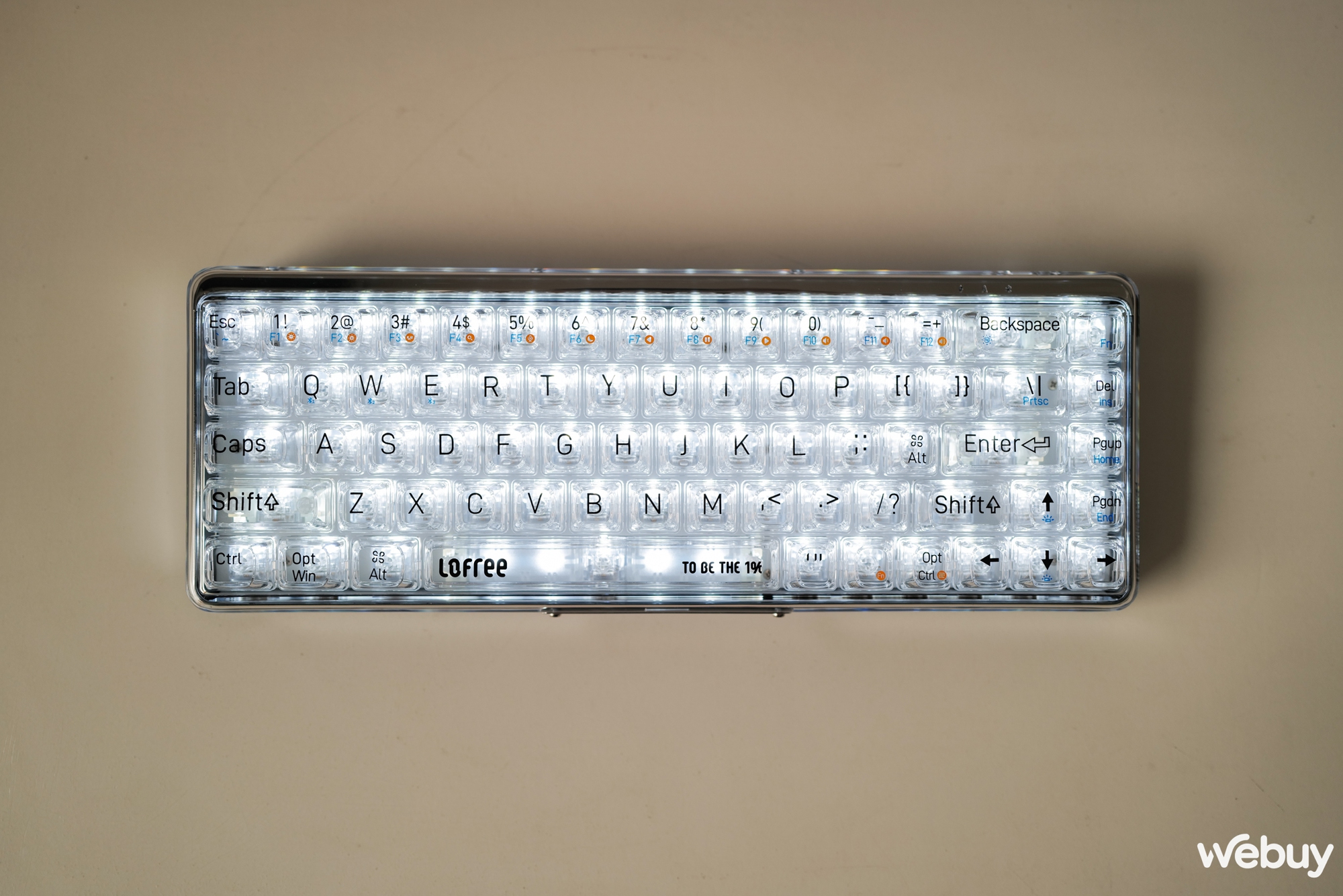 Trên tay bàn phím Lofree To Be The 1%: Điểm độc lạ nằm ở sự trong suốt - Ảnh 12. Trên tay bàn phím Lofree To Be The 1%: Điểm độc lạ nằm ở sự trong suốt - Ảnh 12.