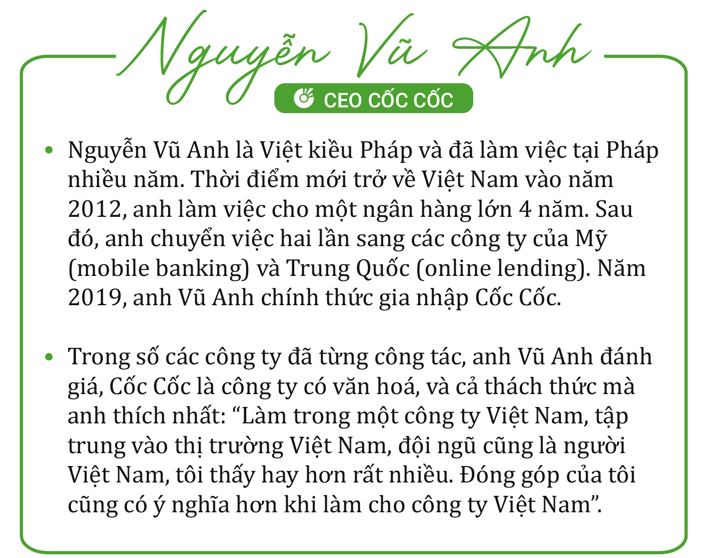 CEO Cốc Cốc: Chúng tôi muốn có những ‘Daily Happy Users’ - Ảnh 1. CEO Cốc Cốc: Chúng tôi muốn có những ‘Daily Happy Users’ - Ảnh 1.