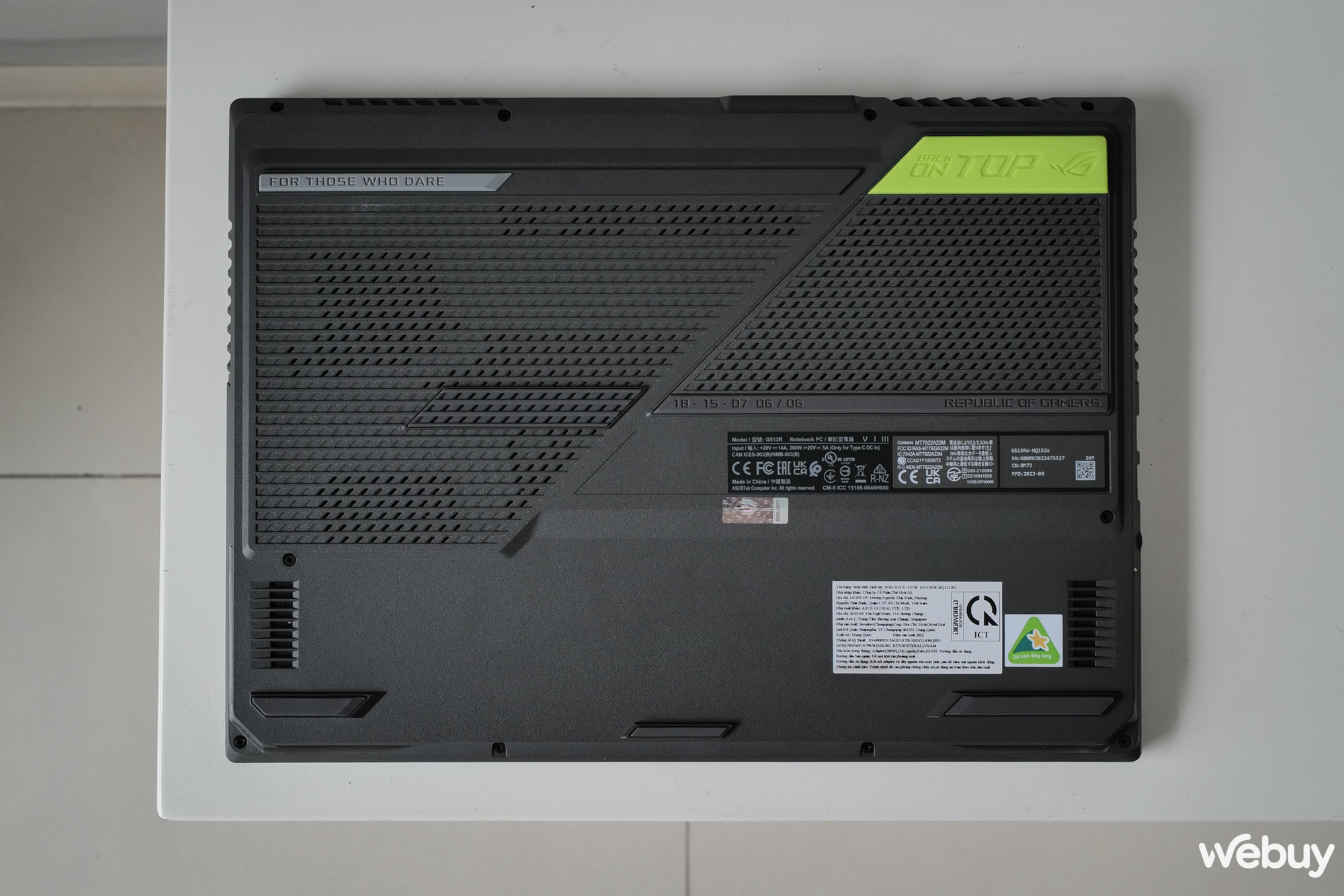 Trải nghiệm nhanh ASUS ROG Strix G15 2022: Thiết kế không nhiều thay đổi nhưng hiệu năng được nâng cấp, giá gần 50,5 triệu đồng - Ảnh 12. Trải nghiệm nhanh ASUS ROG Strix G15 2022: Thiết kế không nhiều thay đổi nhưng hiệu năng được nâng cấp, giá gần 50,5 triệu đồng - Ảnh 12.