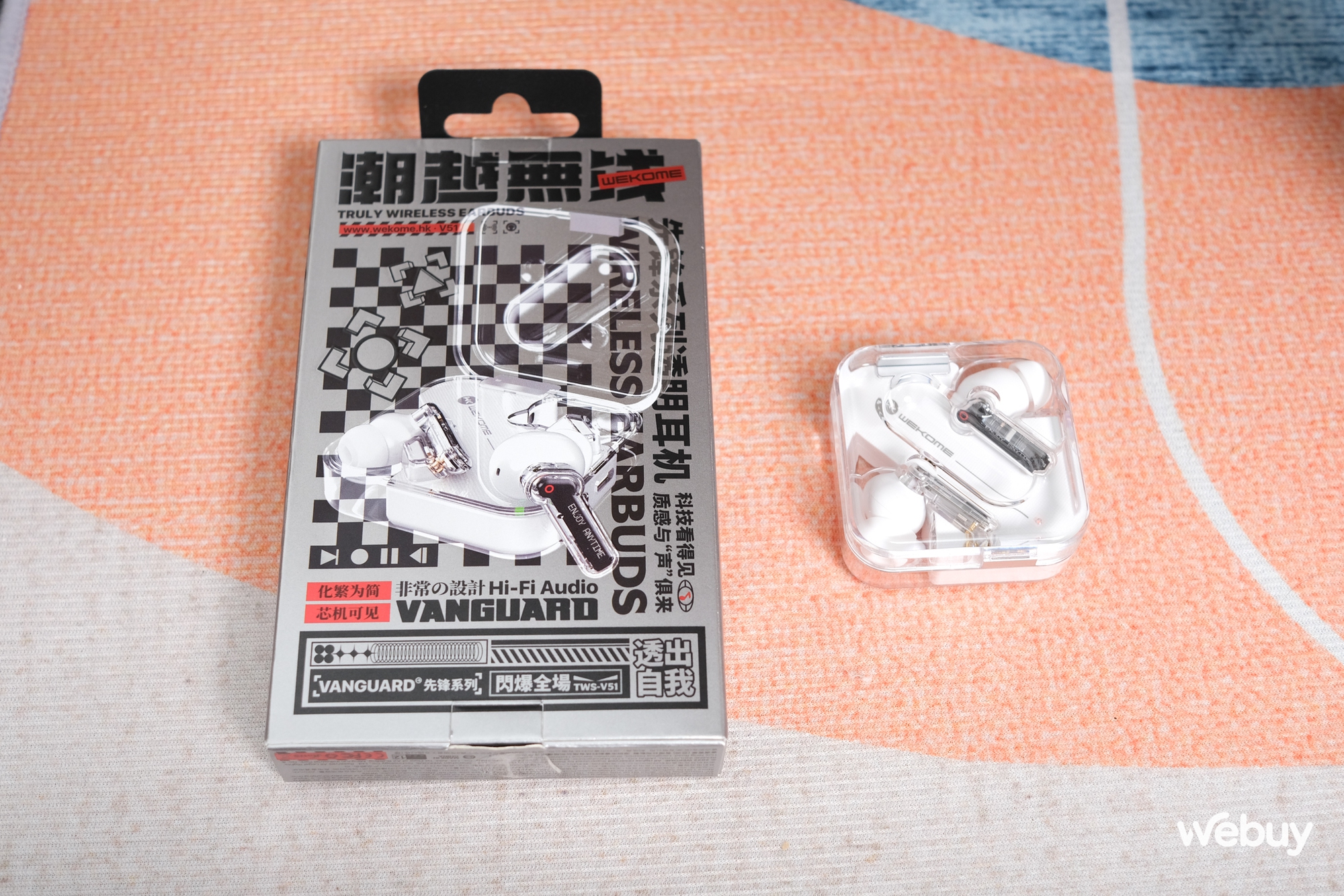 Wekome V51: Tai nghe TWS giá chỉ 350,000 đồng nhưng có thiết kế độc đáo - Ảnh 1. Wekome V51: Tai nghe TWS giá chỉ 350,000 đồng nhưng có thiết kế độc đáo - Ảnh 1.