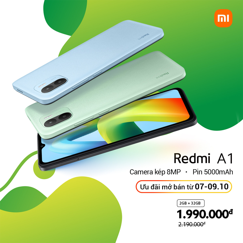 Xiaomi Redmi 1A: Smartphone giá rẻ, pin 5000mAh ra mắt tại Việt Nam - Ảnh 1. Xiaomi Redmi 1A: Smartphone giá rẻ, pin 5000mAh ra mắt tại Việt Nam - Ảnh 1.