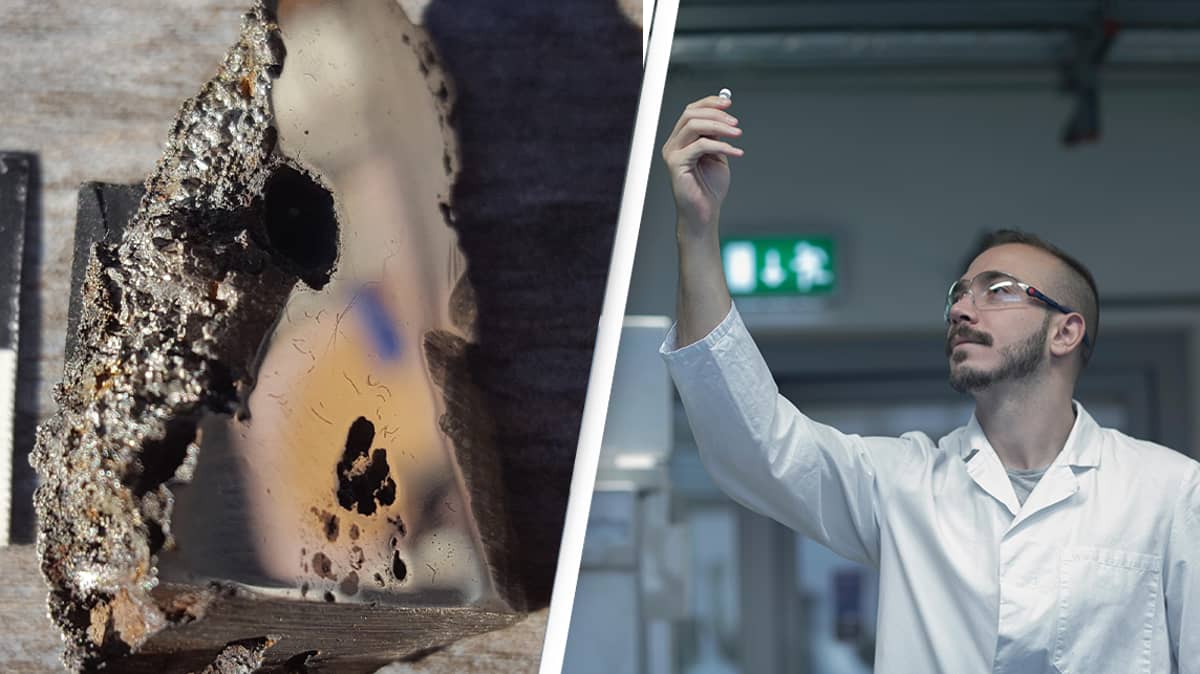 Các nhà nghiên cứu tìm thấy 2 khoáng chất chưa từng được biết đến trong một thiên thạch khổng lồ ở Châu Phi - Ảnh 3. Các nhà nghiên cứu tìm thấy 2 khoáng chất chưa từng được biết đến trong một thiên thạch khổng lồ ở Châu Phi - Ảnh 3.