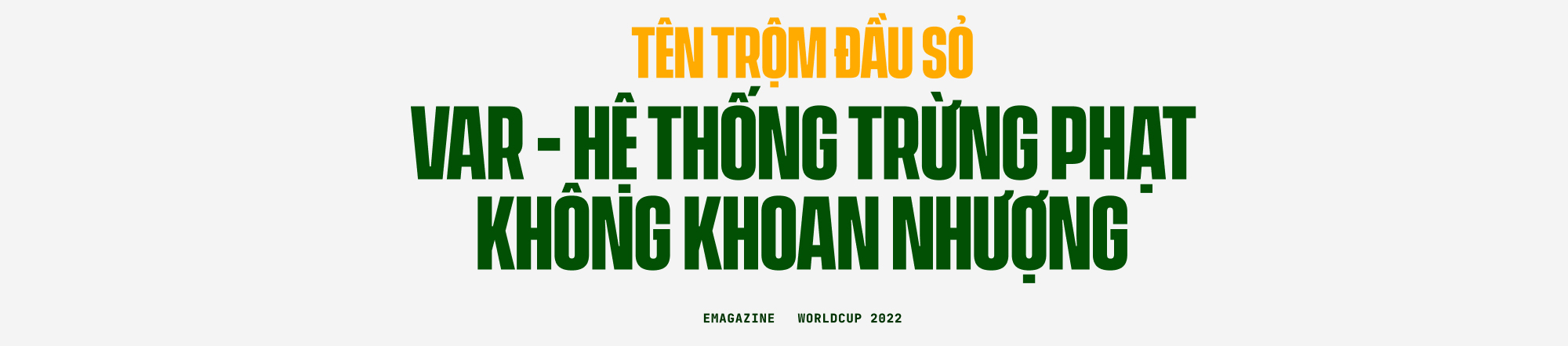 Ba ‘tên trộm’ đang âm thầm đánh cắp ‘vẻ đẹp của bóng đá’ ở World Cup 2022 - Ảnh 3. Ba ‘tên trộm’ đang âm thầm đánh cắp ‘vẻ đẹp của bóng đá’ ở World Cup 2022 - Ảnh 3.