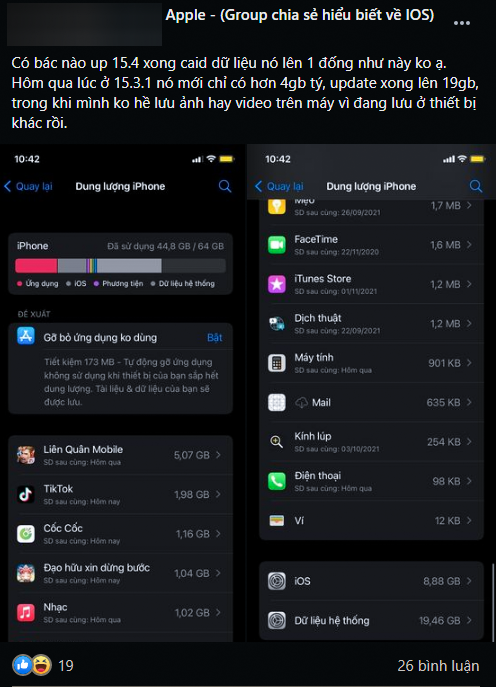 Người dùng than trời vì iPhone tụt pin nhanh, lỗi dung lượng khó hiểu: Thủ phạm là do bản cập nhật của Apple? - Ảnh 1. Người dùng than trời vì iPhone tụt pin nhanh, lỗi dung lượng khó hiểu: Thủ phạm là do bản cập nhật của Apple? - Ảnh 1.