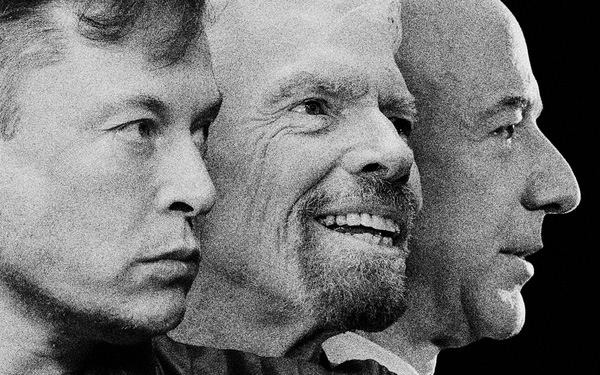 Cuộc đua bá chủ nền kinh tế không gian của Jeff Bezos, Elon Musk, Richard Branson: Người bỏ việc, kẻ đốt tiền suốt 20 năm chạy theo giấc mơ điên rồ - Ảnh 1. Cuộc đua bá chủ nền kinh tế không gian của Jeff Bezos, Elon Musk, Richard Branson: Người bỏ việc, kẻ đốt tiền suốt 20 năm chạy theo giấc mơ điên rồ - Ảnh 1.