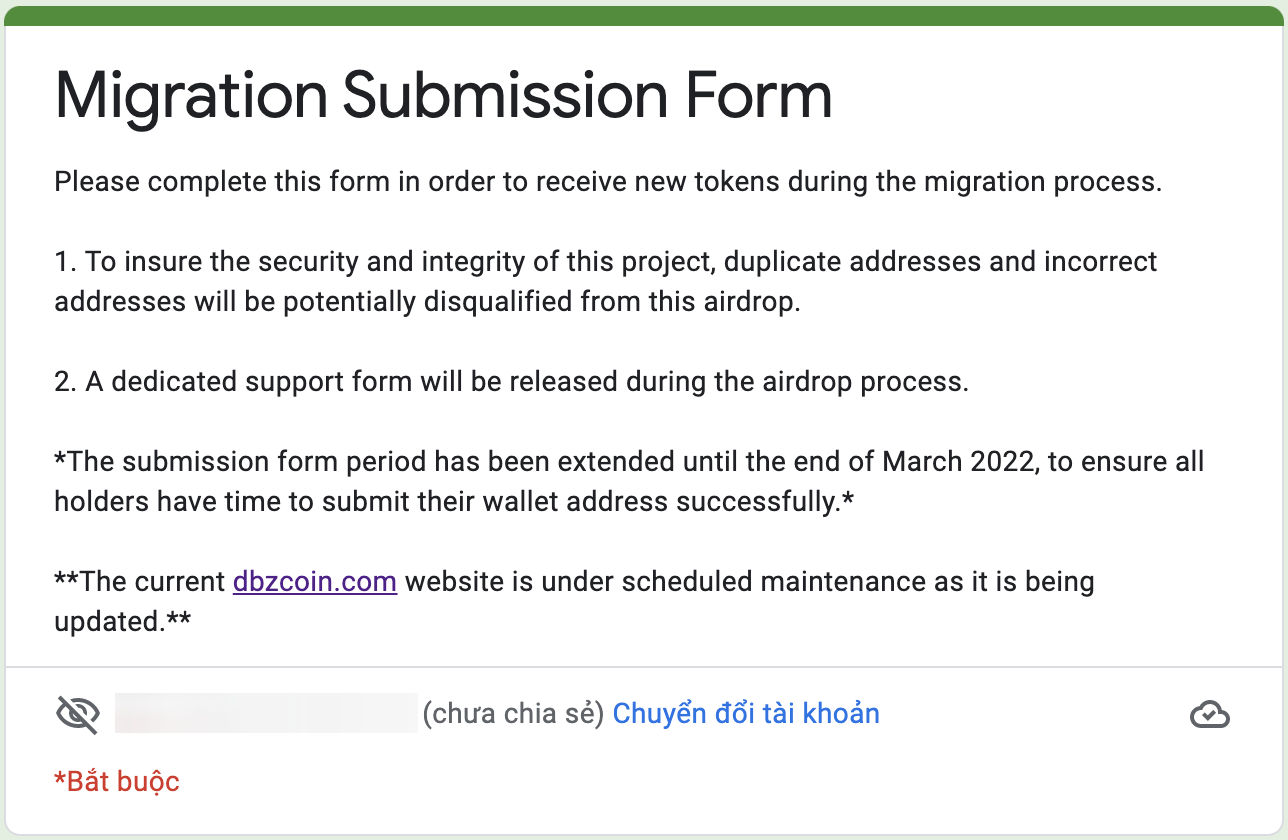 Website DBZ coin của Johnny Đặng lặng lẽ biến mất, nhà đầu tư xác định mất cả chì lẫn chài? - Ảnh 4. Website DBZ coin của Johnny Đặng lặng lẽ biến mất, nhà đầu tư xác định mất cả chì lẫn chài? - Ảnh 4.