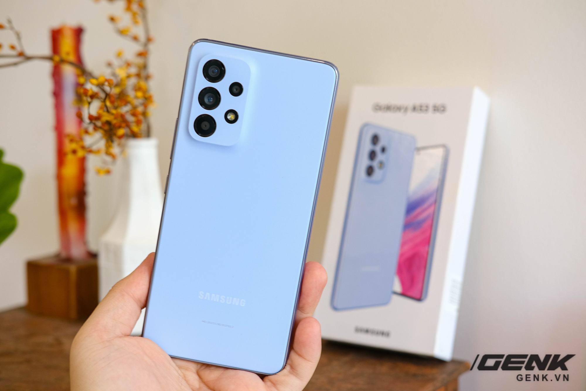 Ấn tượng đầu tiên về Galaxy A53 5G: thiết kế màu trendy, màn hình rất đẹp, là dòng A đầu tiên trang bị chip 5nm